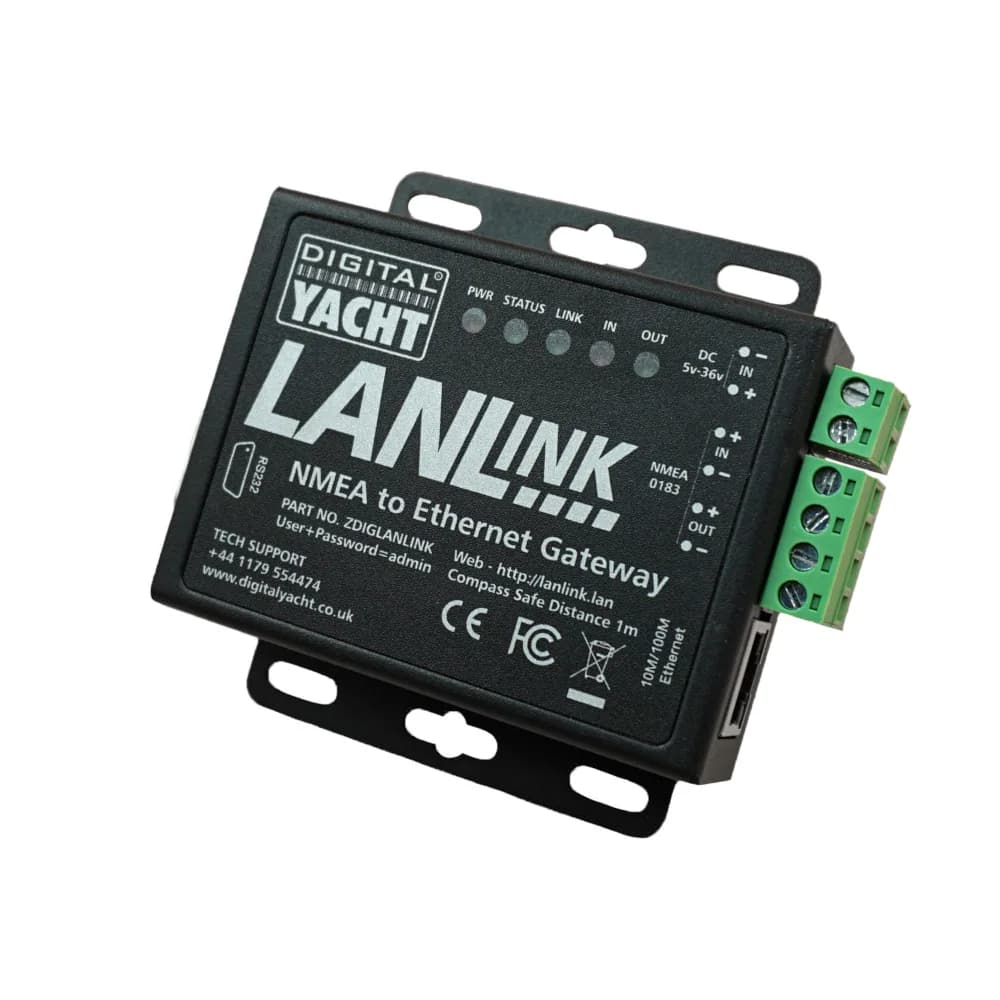 LanLink NMEA 0183 to Ethernet Gateway — digital-yacht