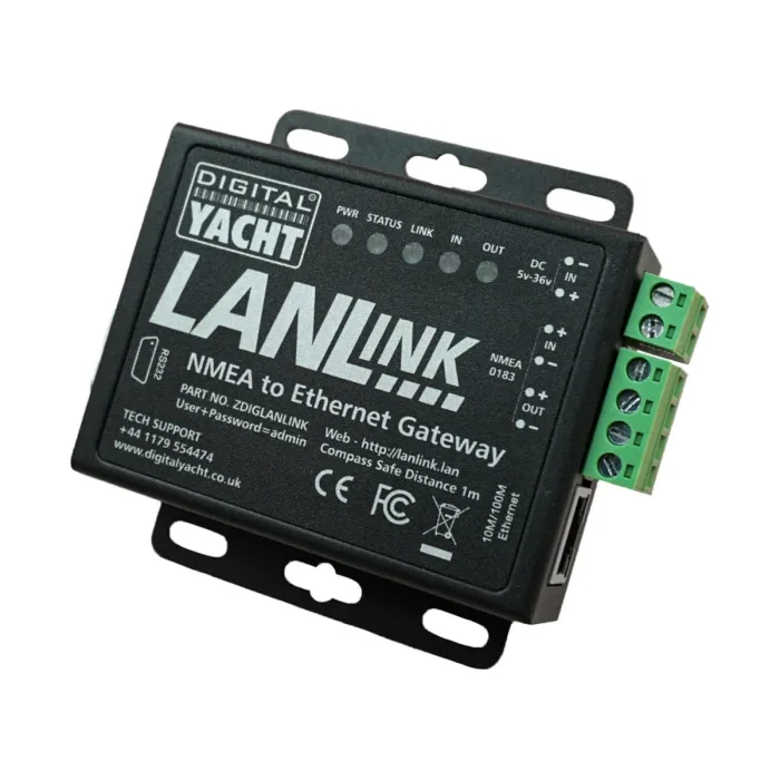 LanLink NMEA 0183 to Ethernet Gateway, digital-yacht
